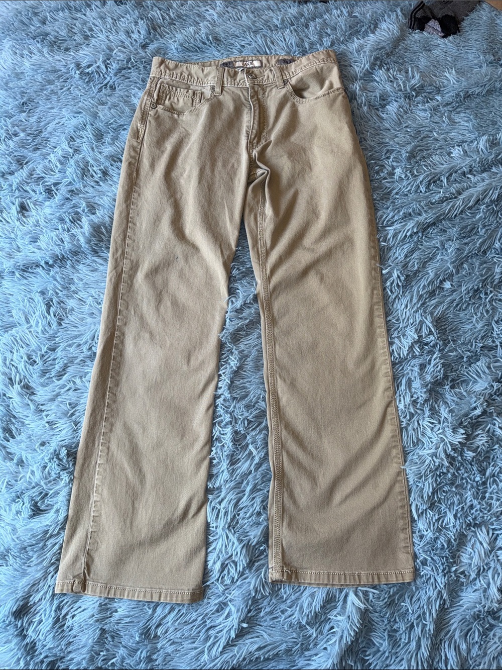 BKE Jake Bootleg Pants in Khaki Men’s 32R